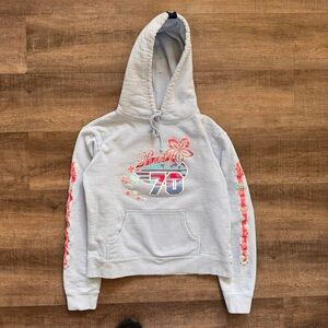 Roxy Gray Sweatshirt with Quiksilver Detail